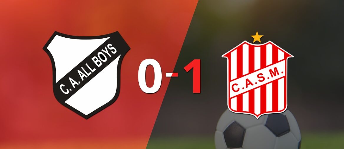 Solitario gol le da triunfo a San Martín (T) sobre All Boys