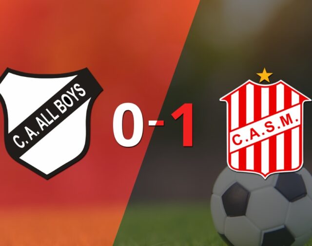 Solitario gol le da triunfo a San Martín (T) sobre All Boys