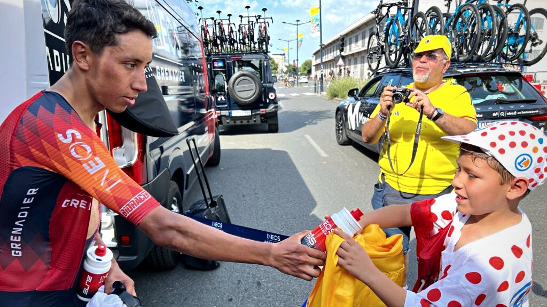 El corredor zipaquireño confía en que volverá a competir el Tour de Francia en su más alto nivel. Foto: INEOS Grenadiers