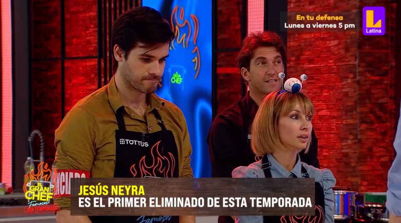 Jesús Neyra fue el primer eliminado de la segunda temporada de 'El Gran Chef Famosos'.