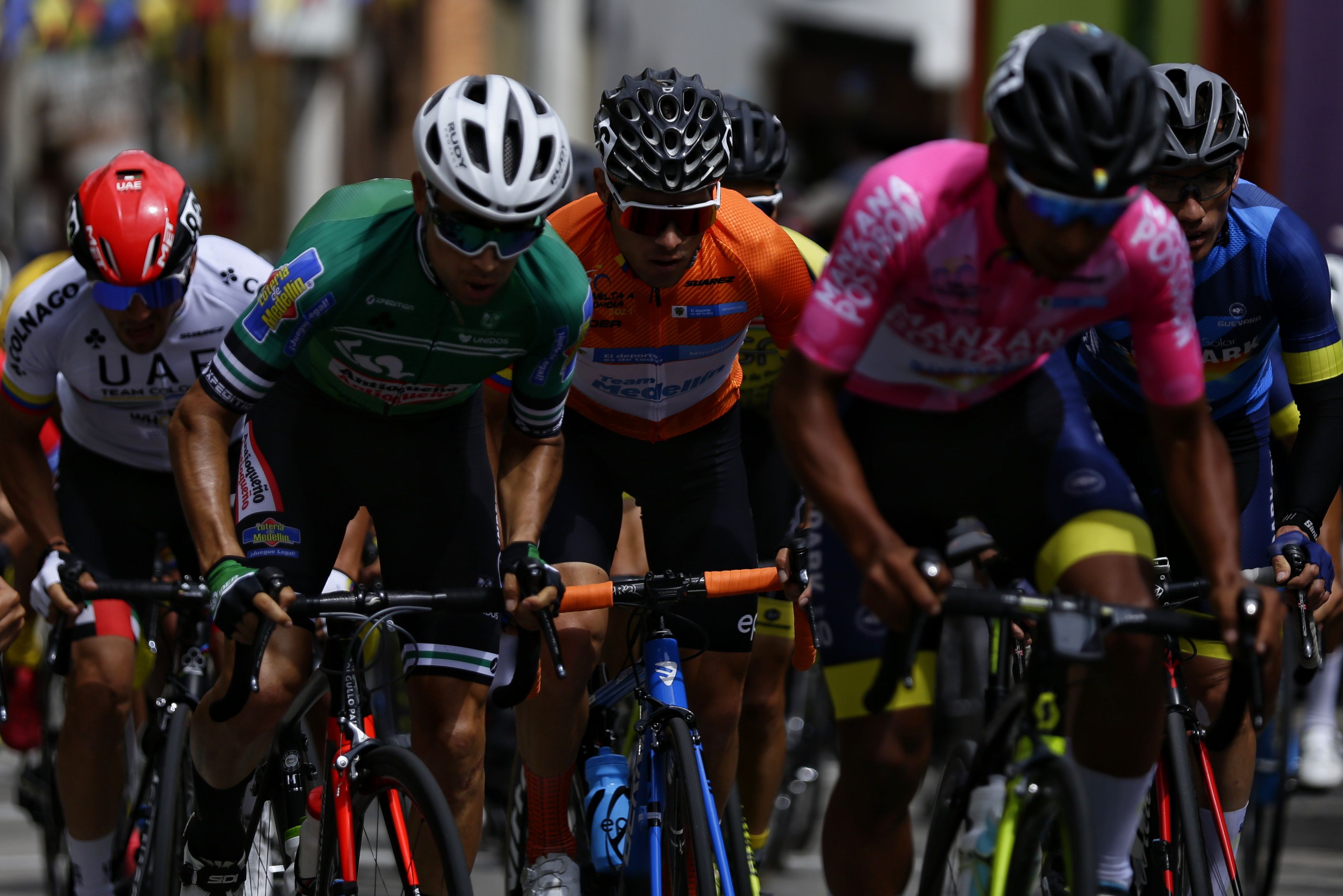 Bogotá. 25 de Abril del 2021. Vuelta a Colombia 2021: Etapa 9. Lugar: Bogotá. (Colprensa - Sergio Acero).