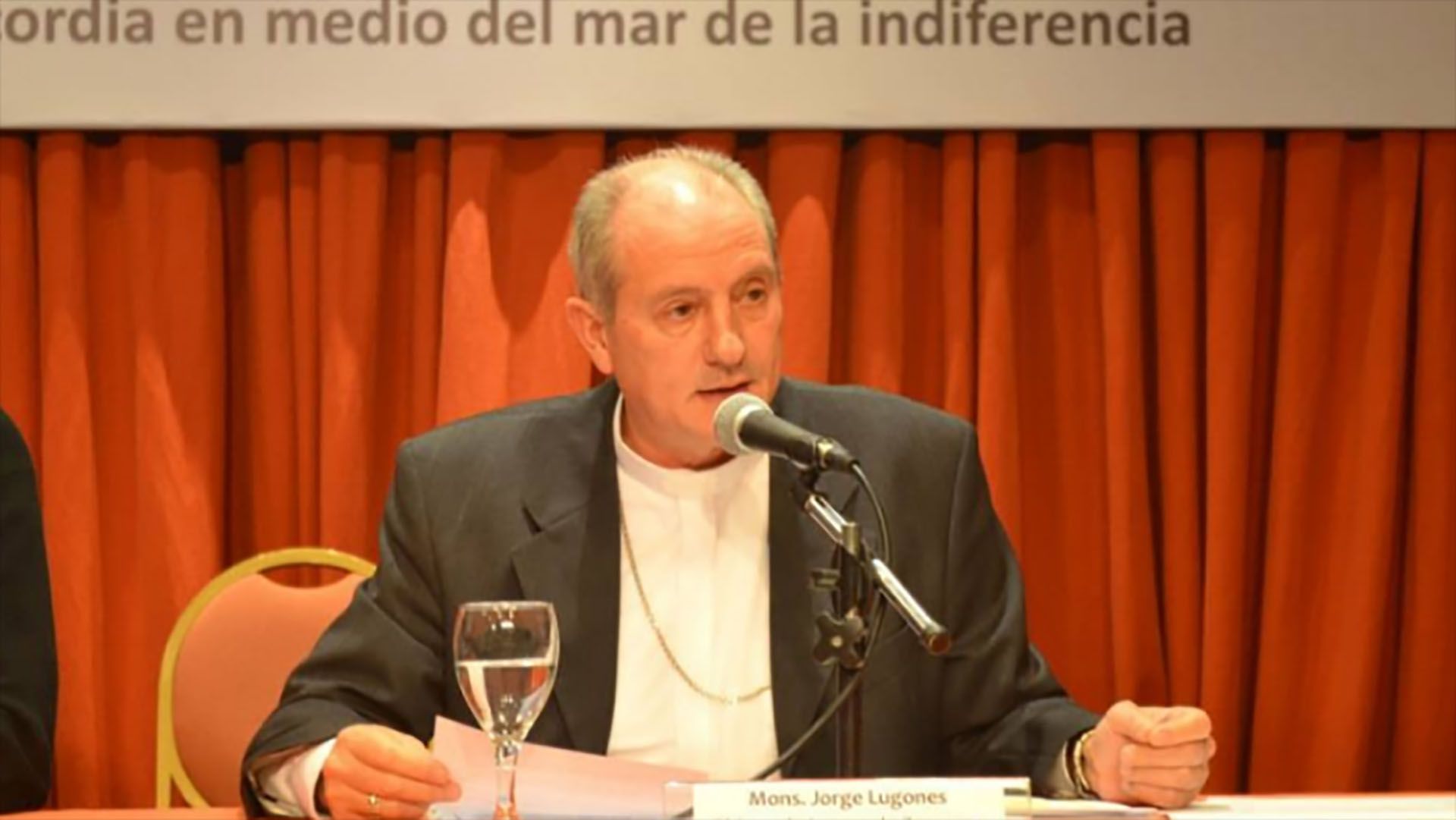 Monseñor Jorge Lugones, titular de la Comisión Episcopal de Pastoral Social (archivo)