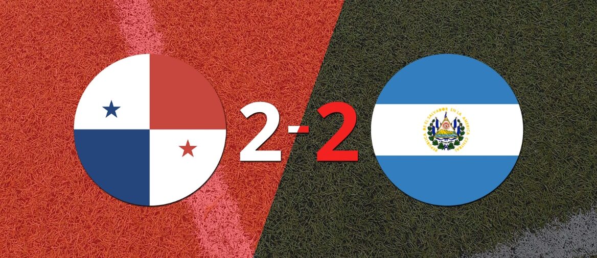 Panamá y El Salvador igualaron 2 a 2