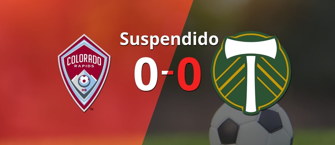 Rapids y The Timbers no pudieron seguir jugando en el estadio Dick's Sporting Goods Park