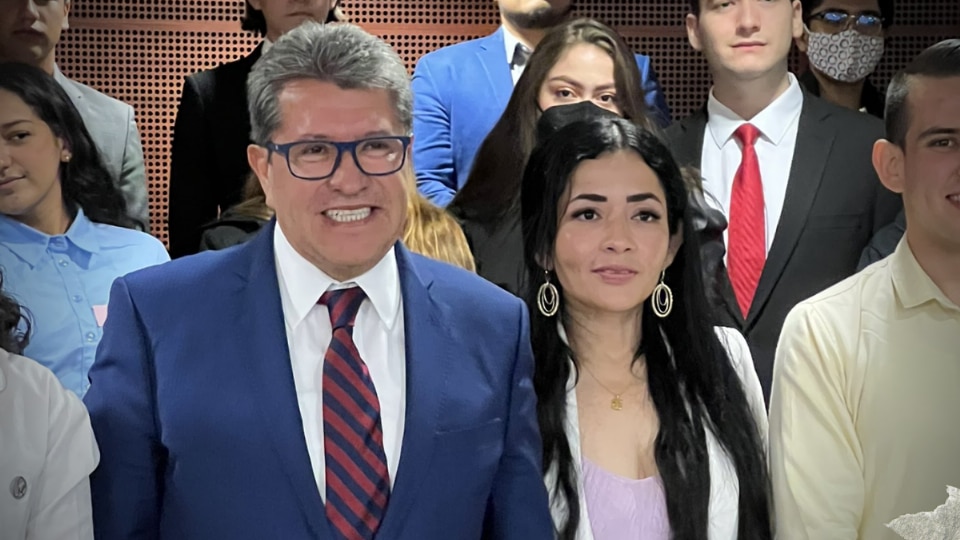 Claudia Balderas y Ricardo Monreal