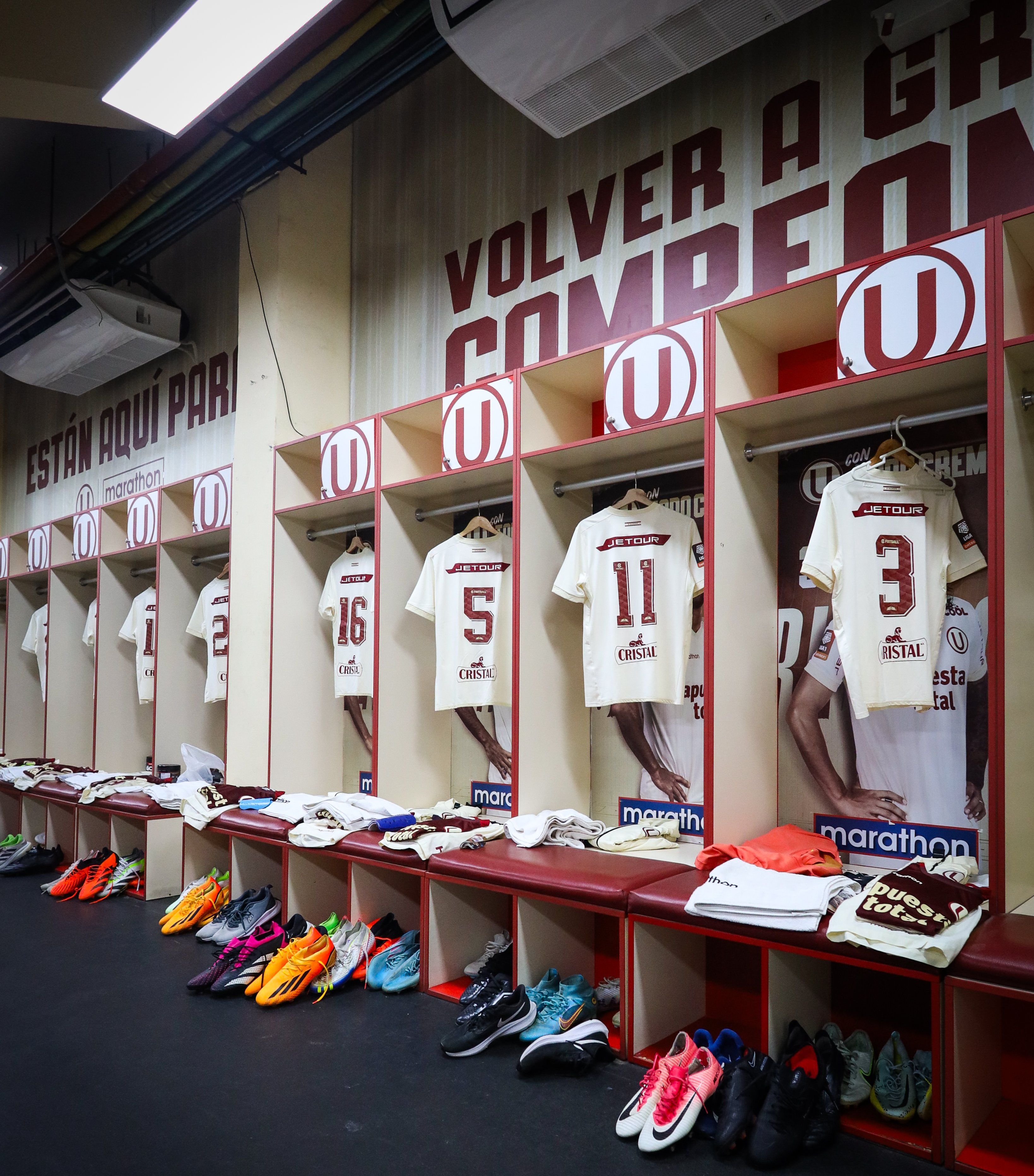 Universitario vs Unión Comercio: el camerino 'crema' previo al choque por la Liga 1