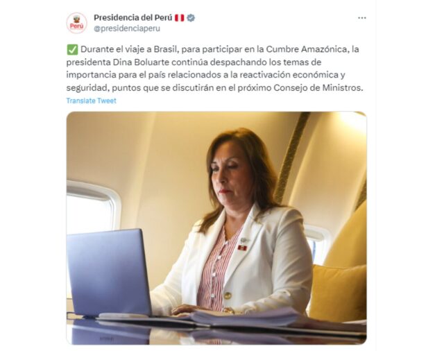 EN VIVO: Dina Boluarte cumple su primer viaje internacional en Brasil