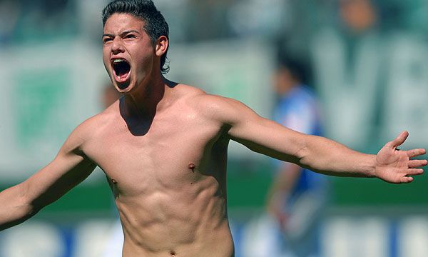 James Rodríguez destacó durante su paso por Banfield de Argentina entre 2009 y 2010. Foto Télam