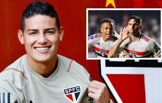 James Rodríguez ya festeja con Sao Paulo: jugará los cuartos de la Copa Sudamericana