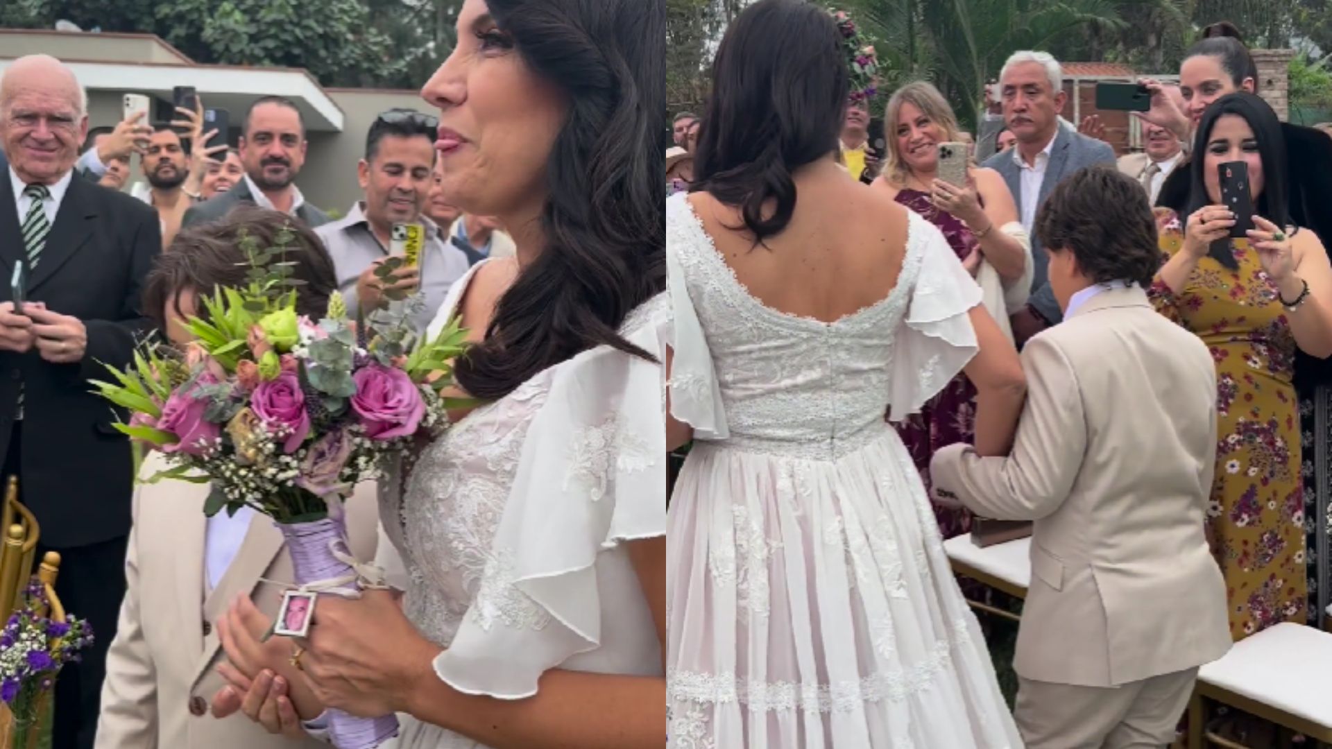 Patricia Portocarrero y Fabrizio Lava se dieron el sí en medio de una emotiva celebración. IG Patricia Portocarrero.