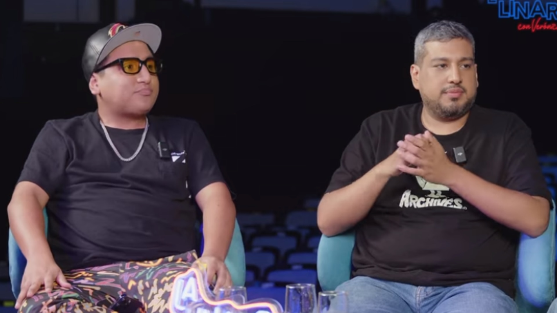 Jorge Luna y Ricardo Mendoza contrataron seguridad armada. (Captura)