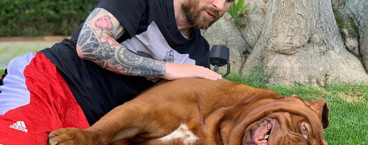 Lionel Messi contó dónde está su perro Hulk