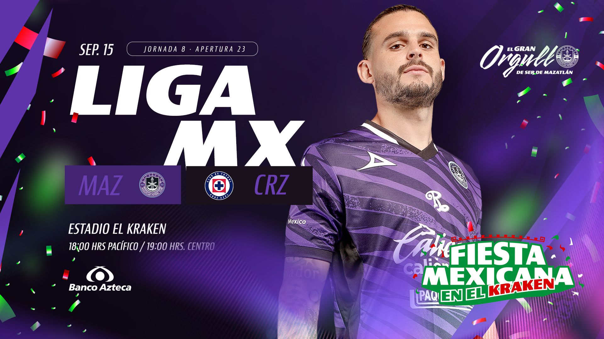 Mazatlán y Cruz Azul regresan a la acción en un emocionante duelo que marcará el inicio de la Jornada 8 del fútbol mexicano