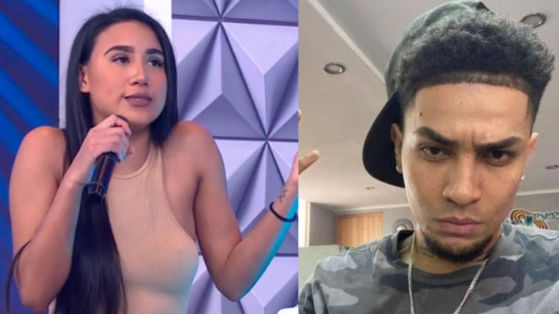 Samahara Lobatón amenazó a Youna en vivo. (Composición Infobae)