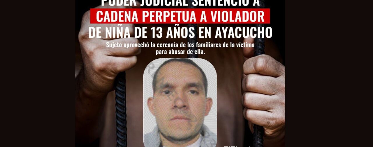 Poder Judicial dicta cadena perpetua para José Antonio Rojas por violación sexual