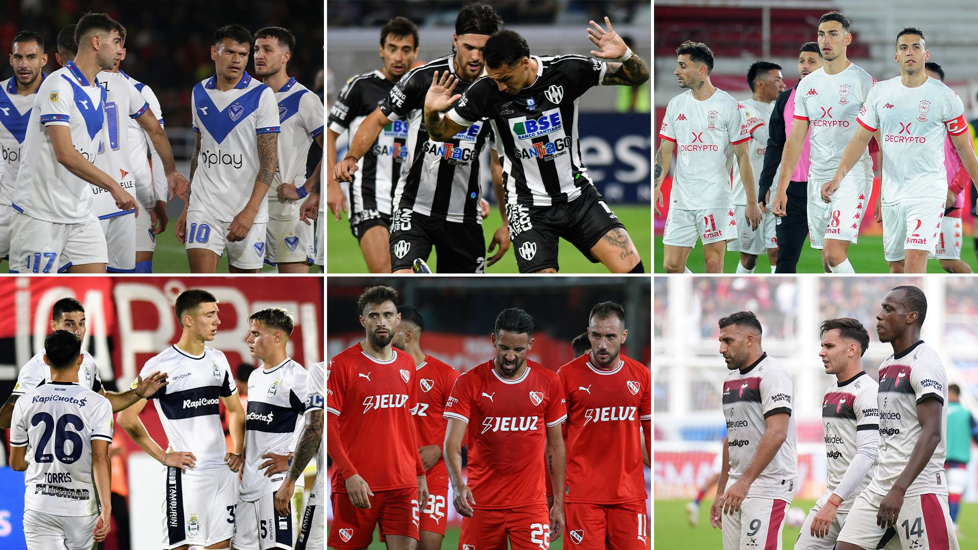 Compartida de equipos que pelean por la permanencia