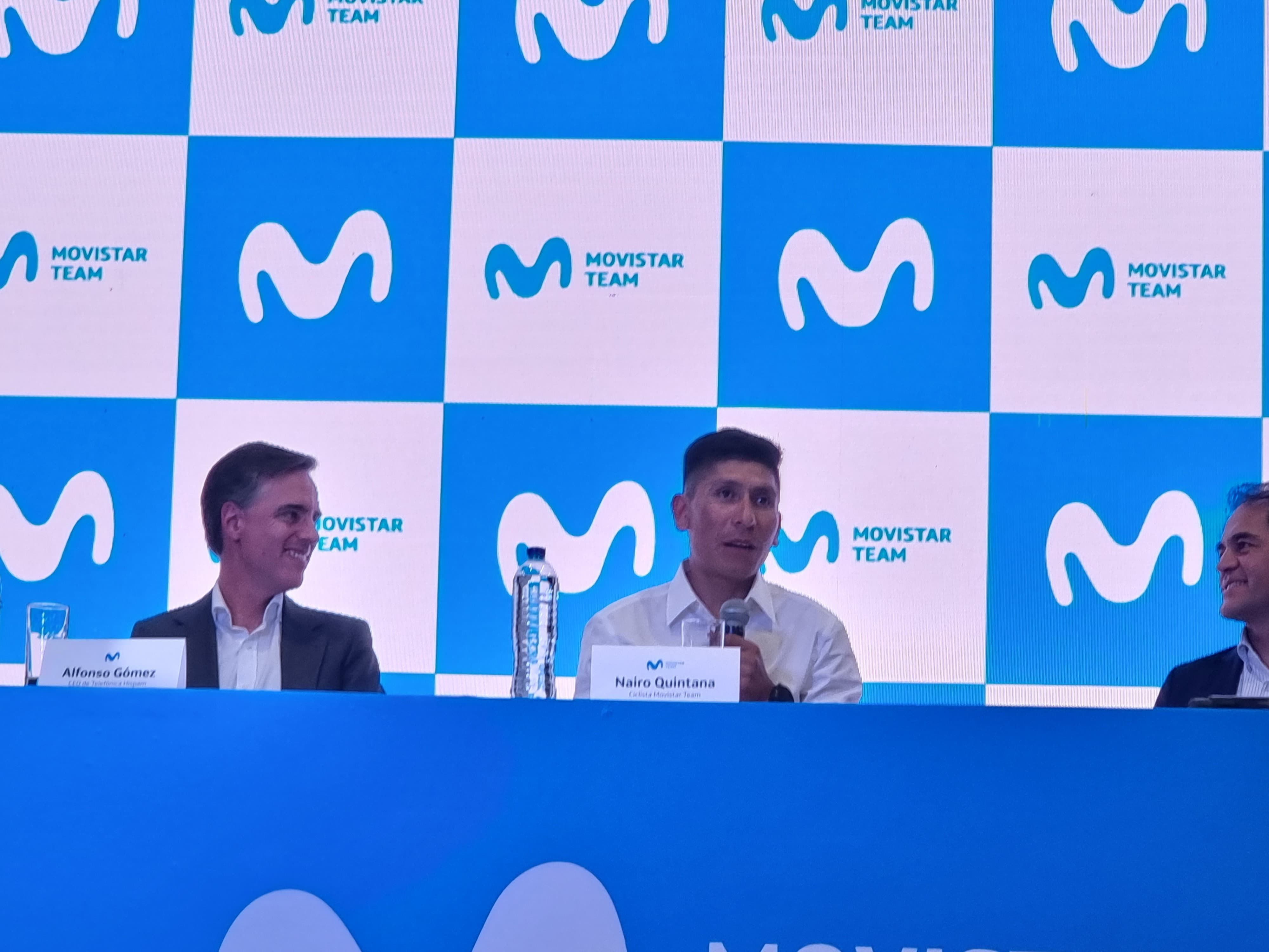 Nairo Quintana, ciclista del Movistar Team
