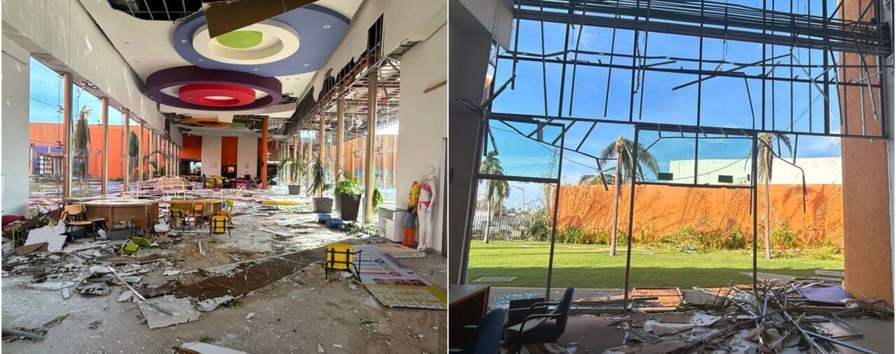 Así quedó el CRIT Guerrero, el centro de rehabilitación del Teletón destruido por el huracán Otis