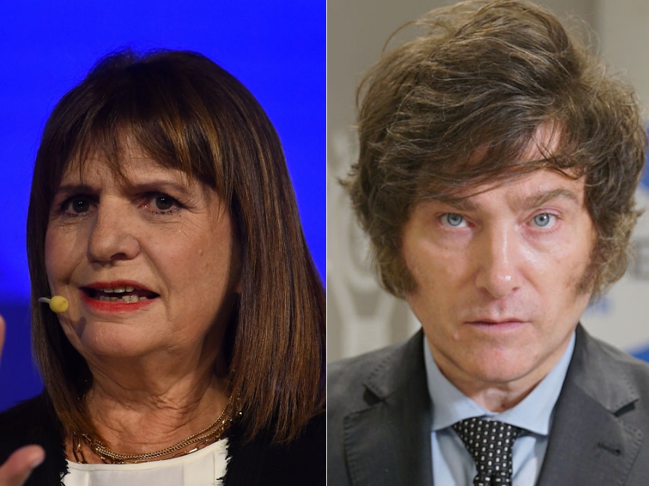 Patricia Bullrich, Giorgia Meloni, Javier Milei y Donald Trump