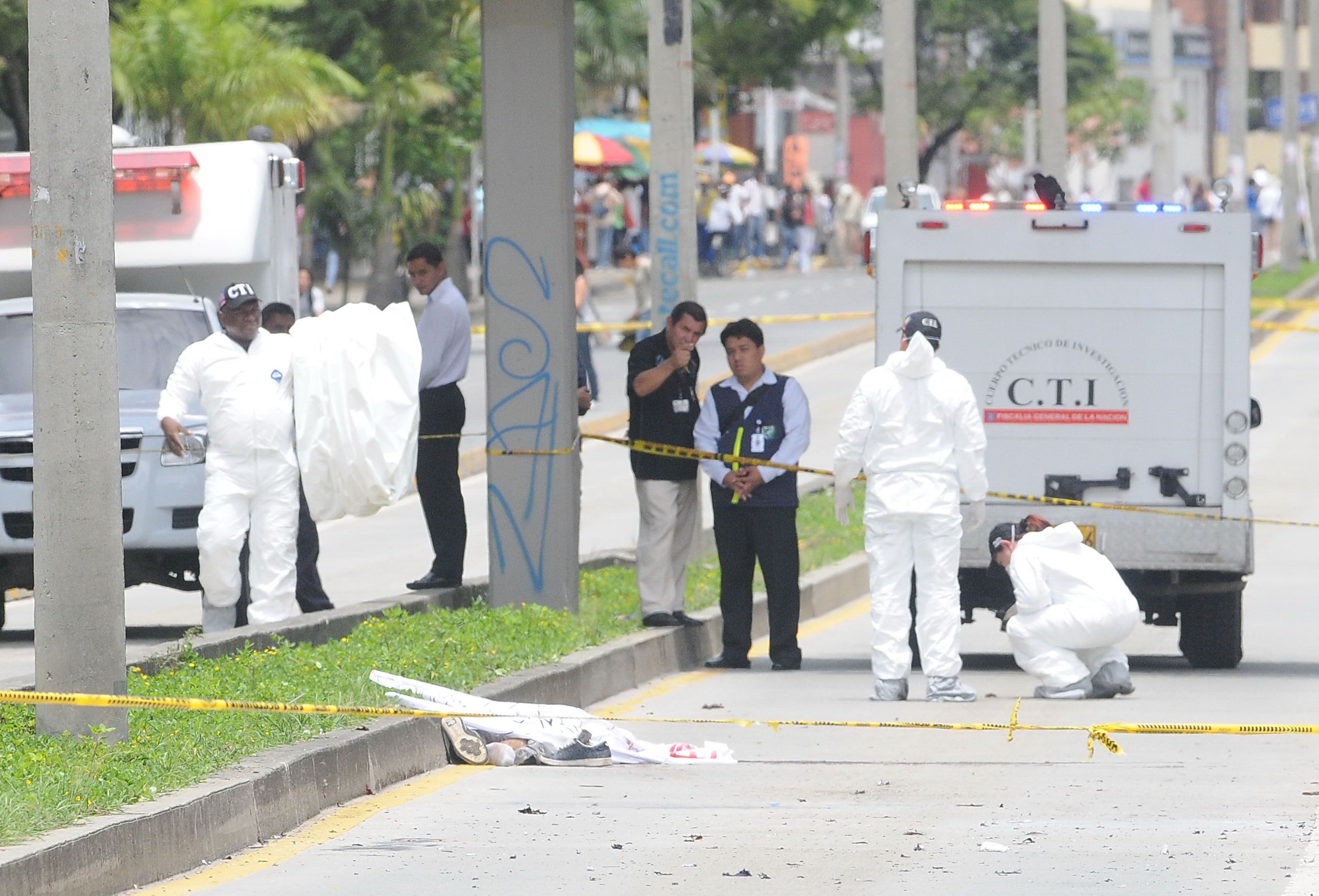 Homicidio en Cali. Foto: Colprensa