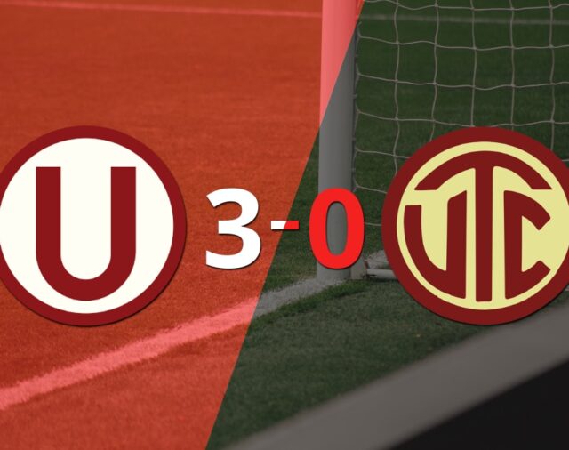 Universitario liquidó en su casa a UTC por 3 a 0