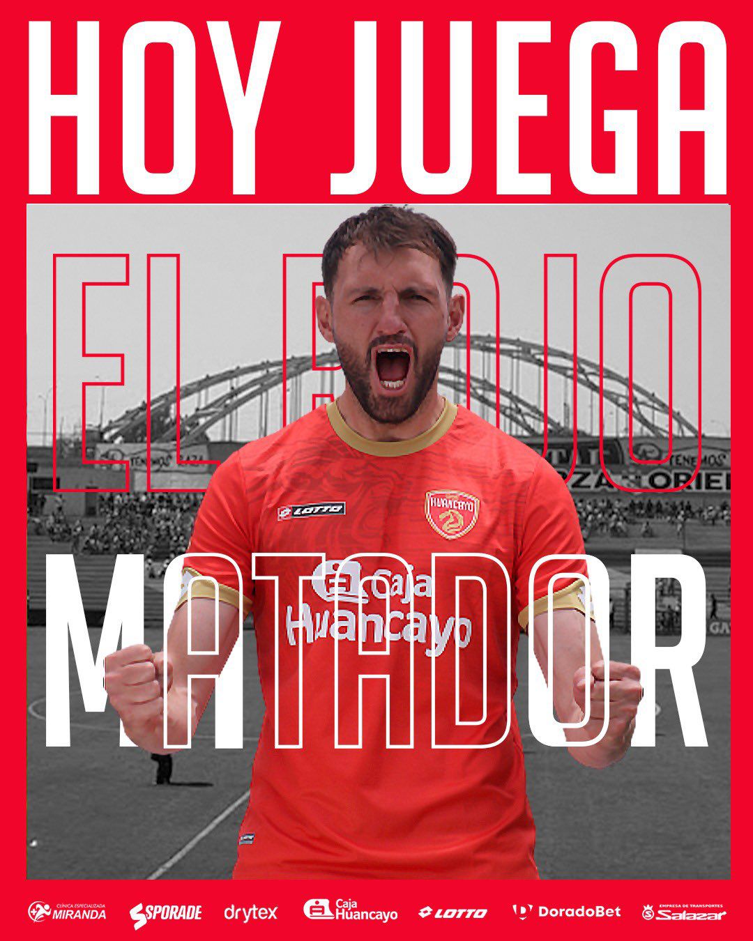 Sport Huancayo anunció su partido con Sporting Cristal en el Alberto Gallardo.