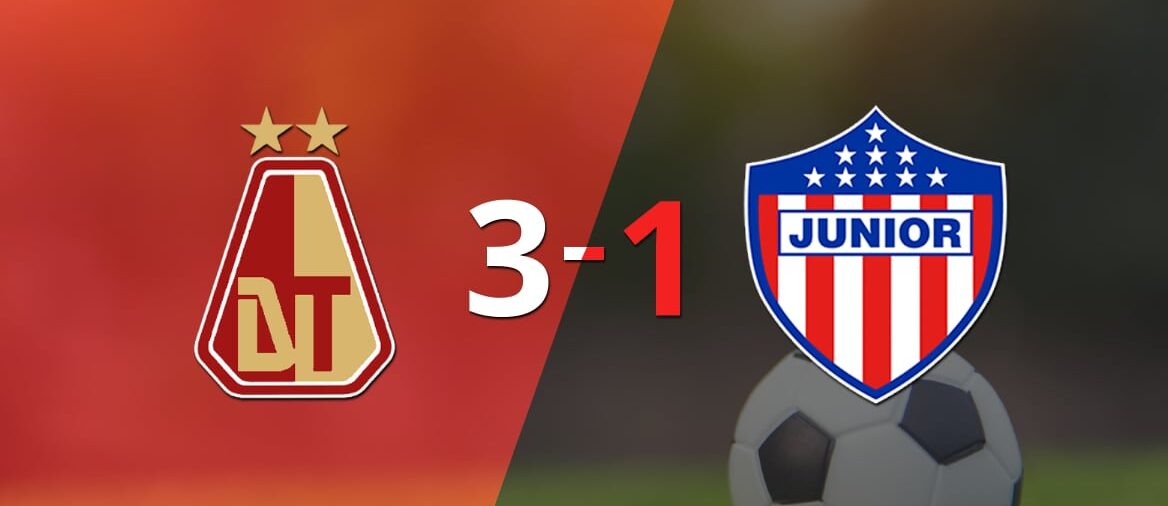 Contundente victoria de Tolima sobre Junior