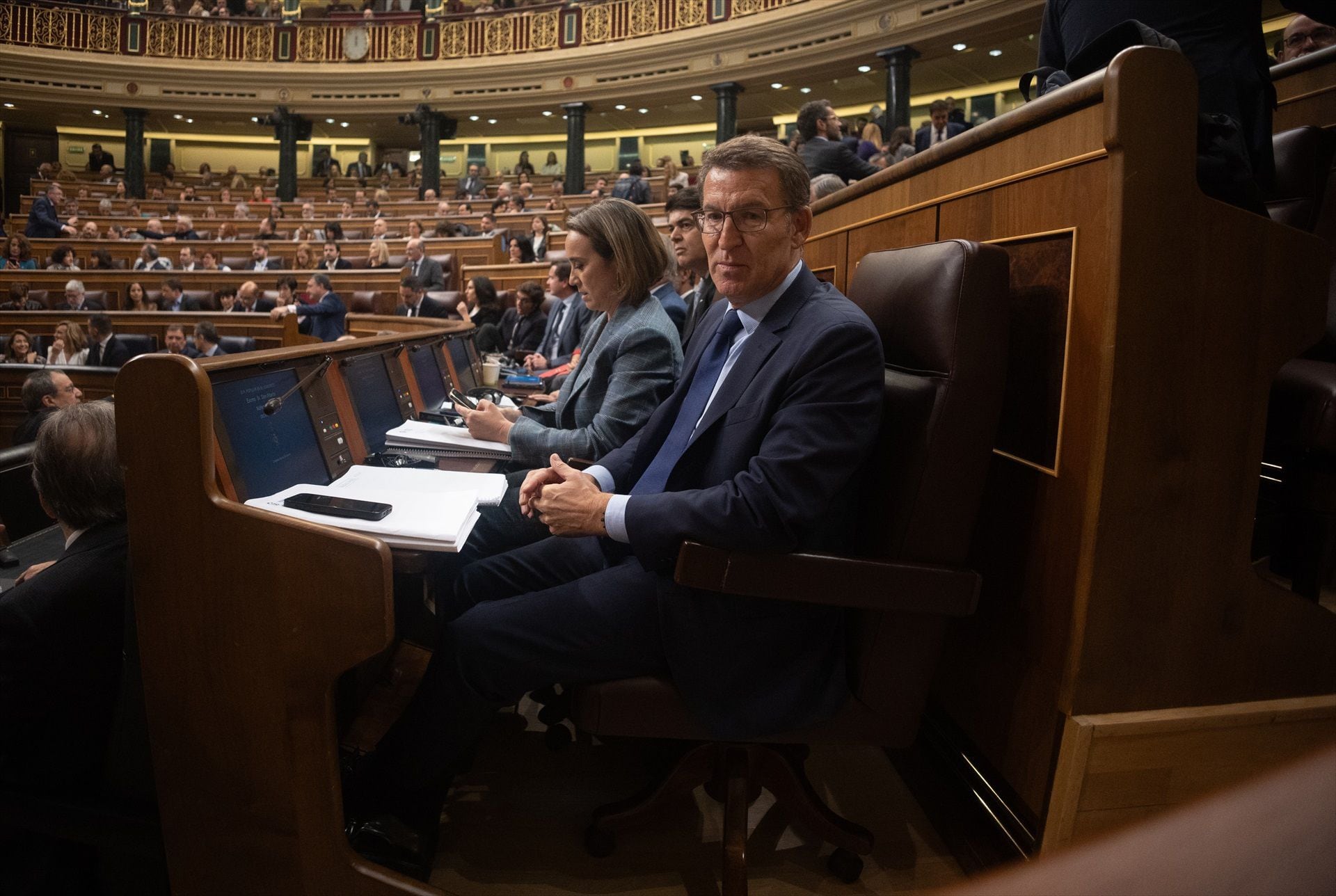 Feijóo en el Congreso de los Diputados.
(Eduardo Parra / Europa Press)