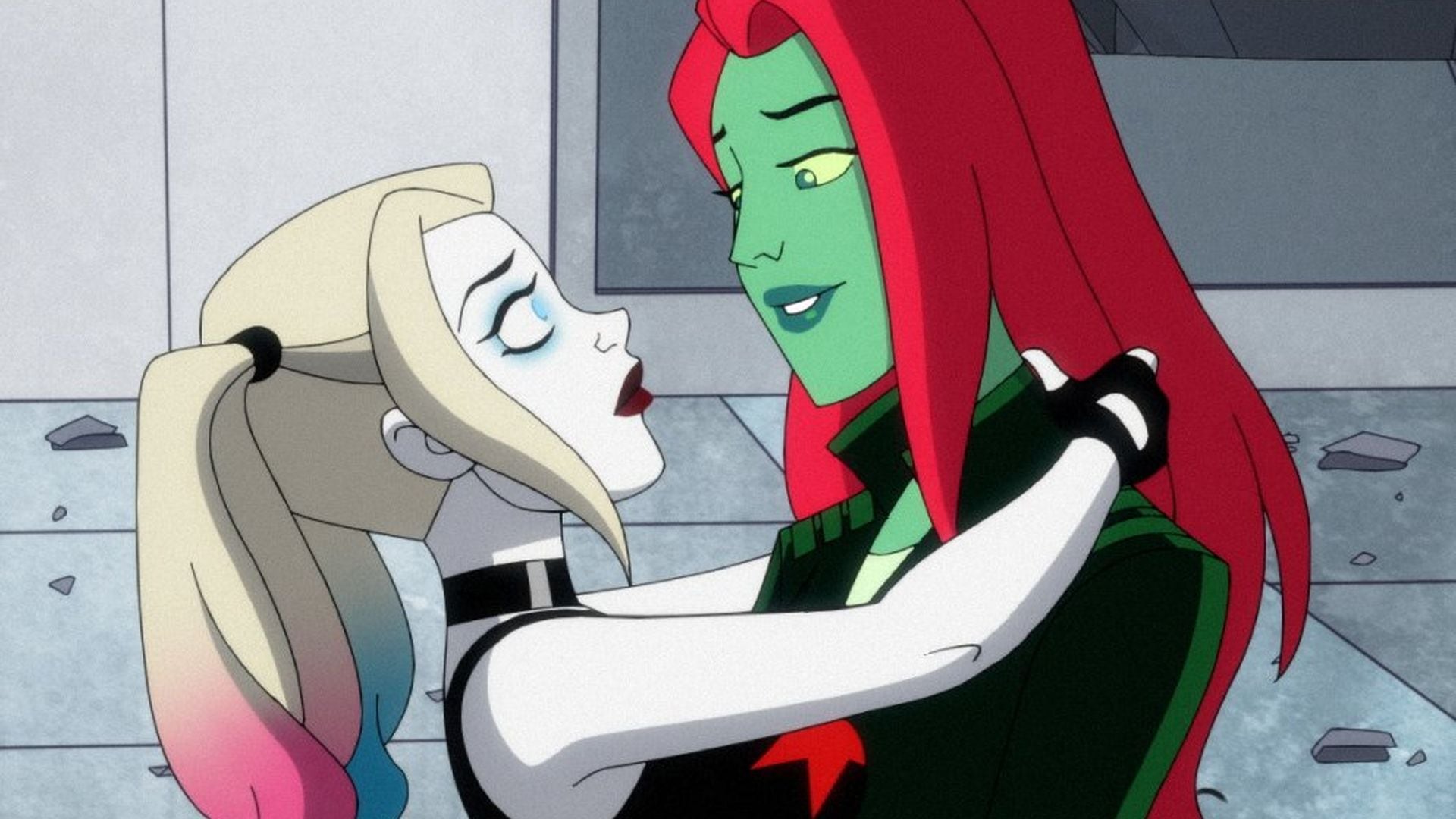 Harley y Ivy en la serie animada Harley Quinn