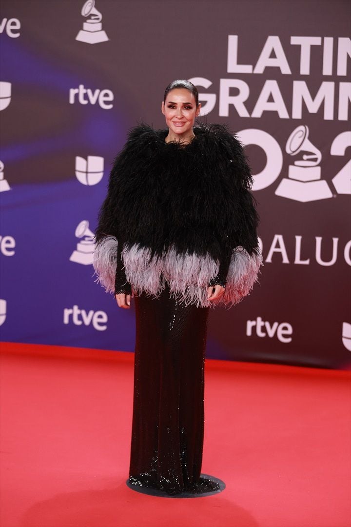 Vicky Martin Berrocal posa durante el photocall previo a la gala de entrega de los Latin Grammy 2023, en el Palacio de Congresos de Sevilla, a 16 de noviembre de 2023, en Sevilla, Andalucía (España). Sevilla acoge hoy la 24ª edición de los Grammy Latinos, galardones que reconocen la excelencia artística y técnica de la música iberoamericana. Es la primera vez desde el año 2000 en que los Latin Grammy se celebran fuera de Estados Unidos y también en que la entrega de premios se emite internacionalmente. La gala se puede seguir a través de La 1 y RTVE Play.
Rocío Ruz / Europa Press
16/11/2023