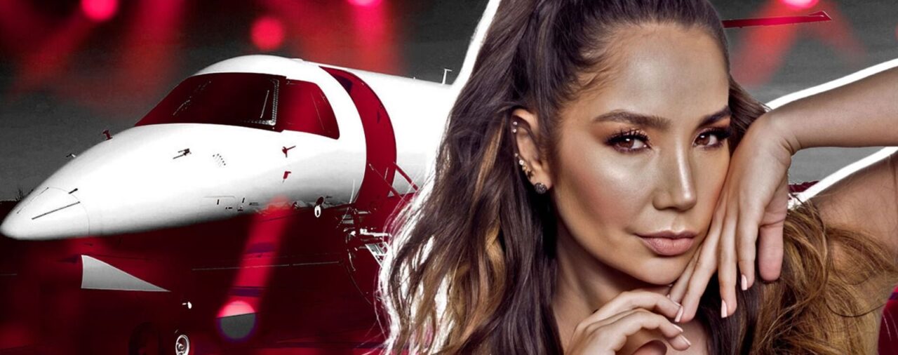 Paola Jara deslumbró a sus seguidores con su avión privado con el que viaja a sus conciertos por todo el país: así es