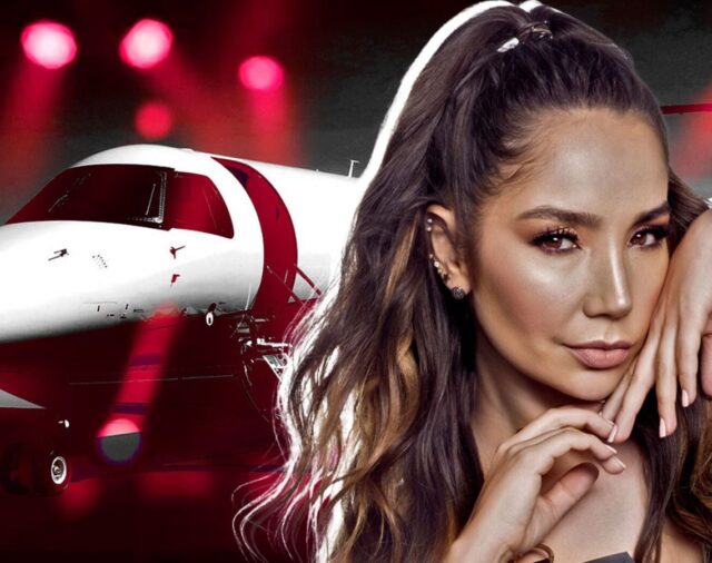 Paola Jara deslumbró a sus seguidores con su avión privado con el que viaja a sus conciertos por todo el país: así es