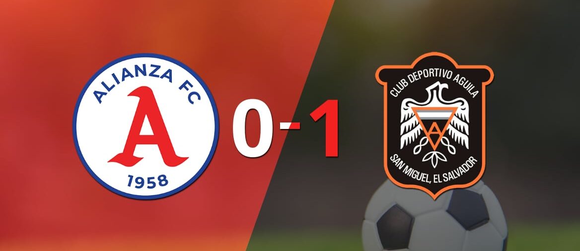 Solitario gol le da triunfo a Águila sobre Alianza