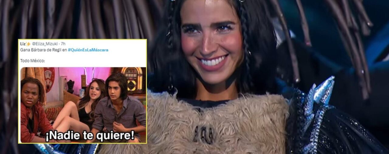 “¿Ahora quién la va a aguantar?”: reaccionan con MEMES al triunfo de Bárbara de Regil en ‘Quién es la Máscara′