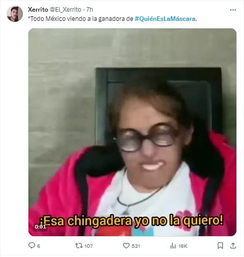 Quién es la Máscara 2023 genera mes en X.