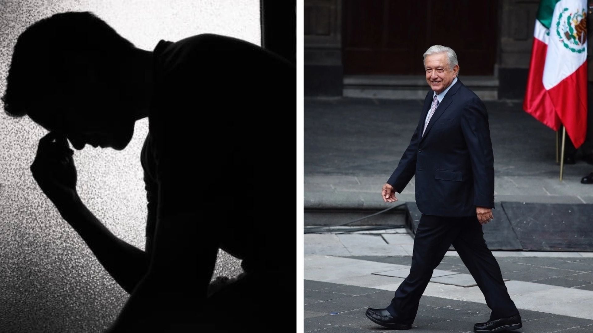 El hijo de un narco no pudo saludar a AMLO