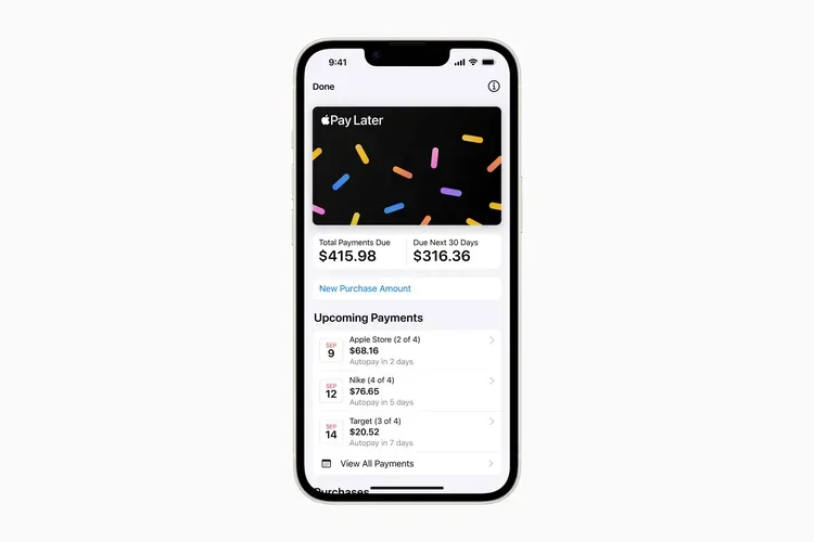 La opción “compre ahora, pague después” solo está disponible en iPhones y iPads