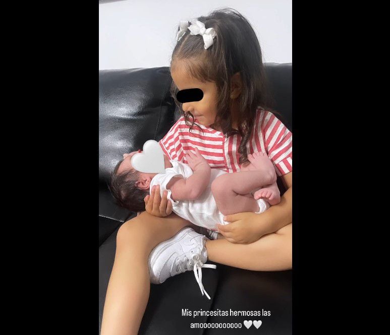 Así fue el reencuentro de la hija de Samahara Lobatón con su 'sobrina' Cayetana.