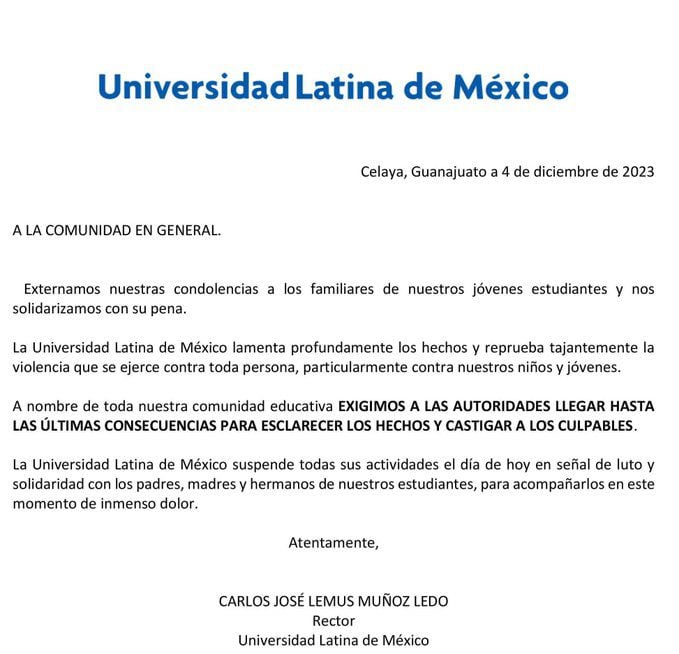 (Facebook: Universidad Latina de México)