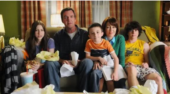 the middle