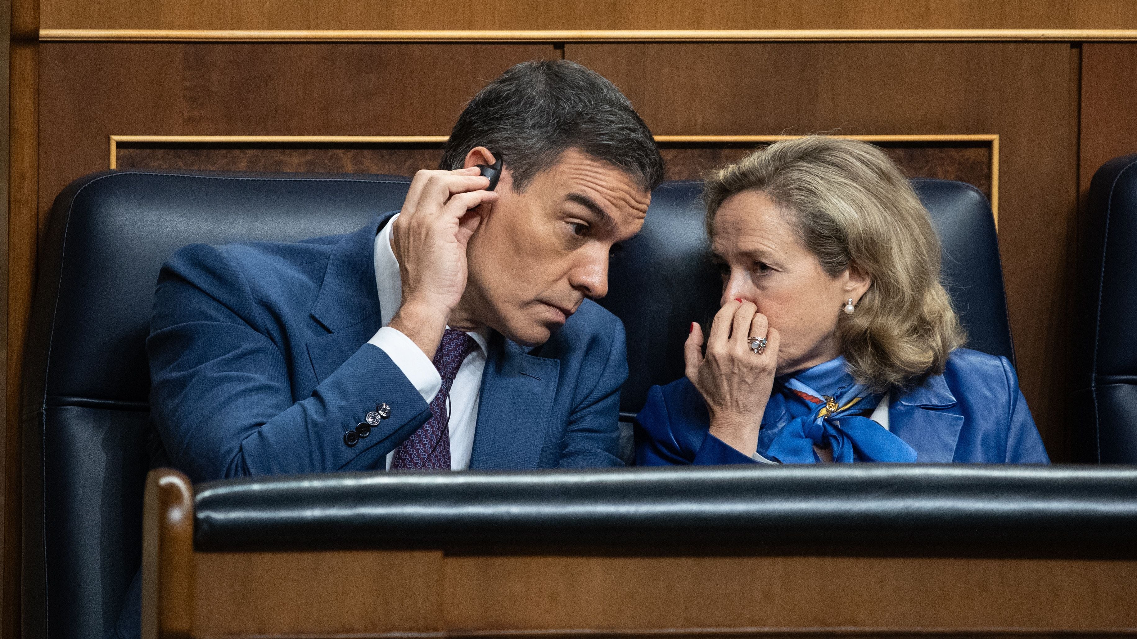 Pedro Sánchez y Nadia Calviño