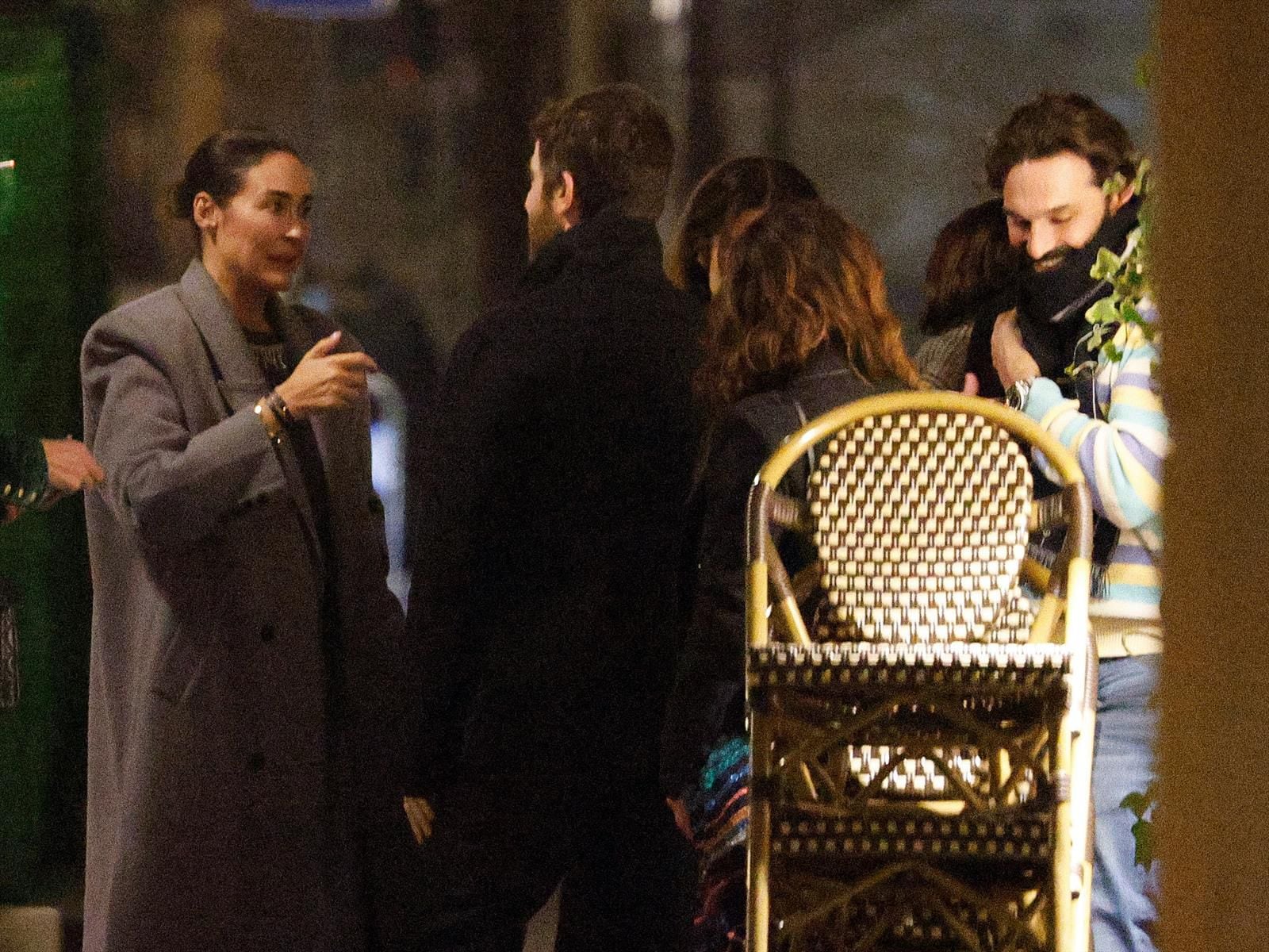 24/01/2024 Vicky Martin Berrocal, Iván Sánchez, Alfonso Bassave, salen de un restaurante tras cenar con amigos a 24 de Enero de 2024 en Madrid (España). EUROPA ESPAÑA SOCIEDAD EUROPA PRESS REPORTAJES 