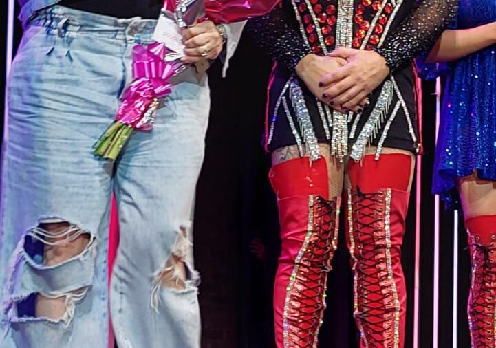 Carmen Barbieri sorprendió a Fede Bal en la función de Kinky Boots en Mar del Plata: “Con ella aprendo todos los días”