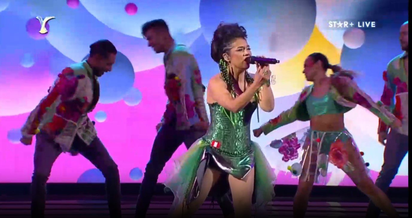 Ruby Palomino en la Quinta Vergara. (Captura: Starplus)