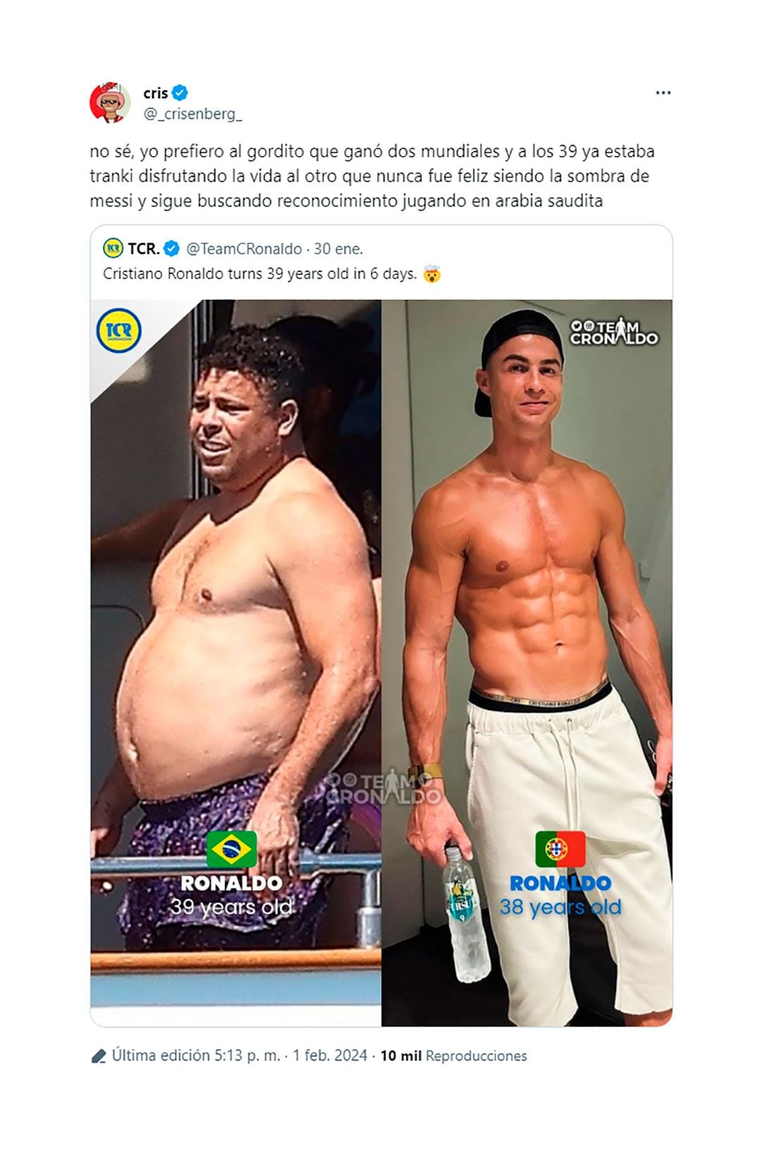 memes de la goleada del Al Nassr sobre Inter Miami