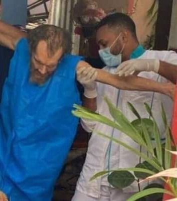 El hombre estaba encerrado en una casa - crédito La Costeña / Facebook
