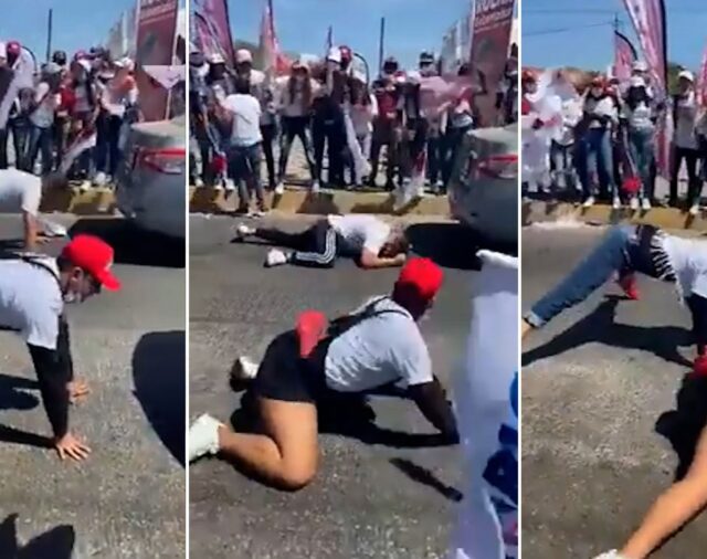 Sinaloa: simpatizantes del PRI y Morena se enfrentaron en un duelo de perreo que se volvió viral