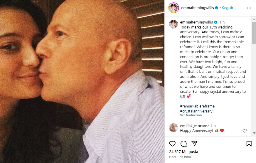 Bruce Willis Emma Heming