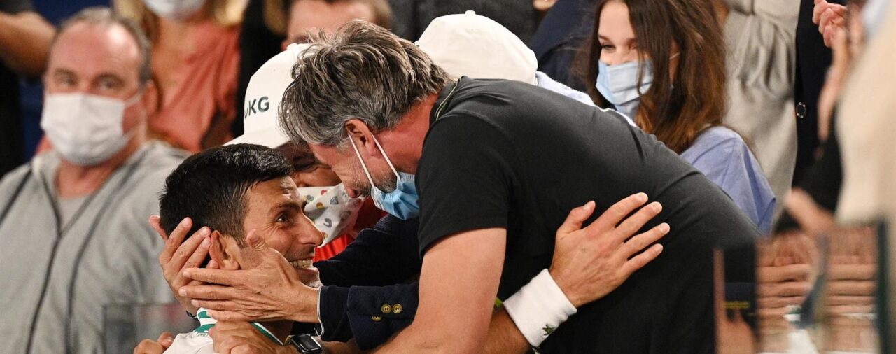 El serbio Novak Djokovic y el croata Goran Ivanisevic separan sus caminos