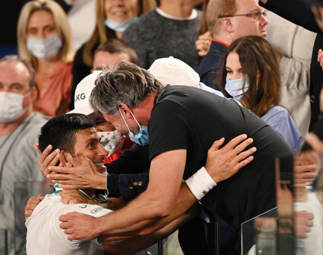 El serbio Novak Djokovic y el croata Goran Ivanisevic separan sus caminos